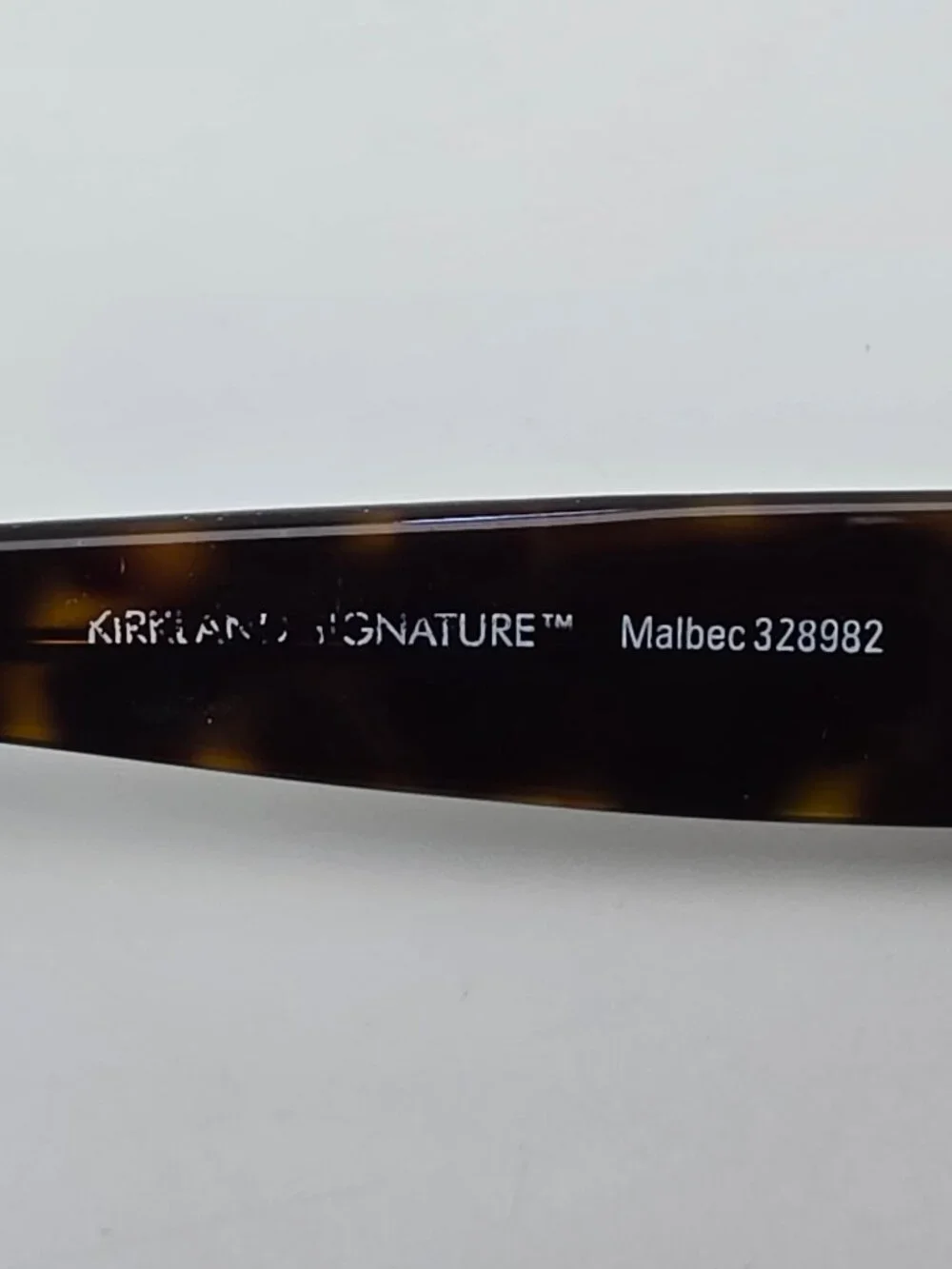 Kirkland Signature Malbec 328982 Havana Rhinestone Eyeglasses Frame w/ Case 53mm